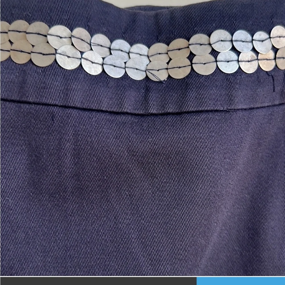 Tory Burch Twill Holly Skirt | Size 14 - Picture 7 of 8